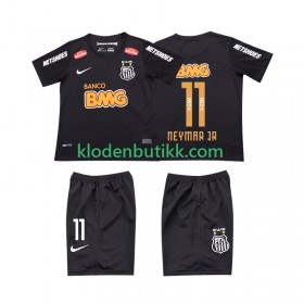 Santos NEYMAR JR 11 Classic 2012 2013 Barn Retro Borte Fotballdrakt Kortermet